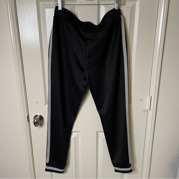 Karl Lagerfeld Womens Fitness Workout Jogger Pants Black S - Picture 9 of 16